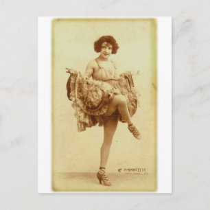 Carte Postale Femme vintage Rétro