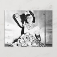 Carte postale Femmes 2ème guerre mondiale en front