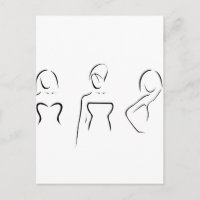 Femmes Abstraites avec de beaux décolletés