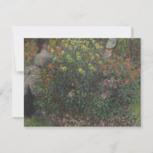 Carte Postale Femmes aux fleurs Monet 1875