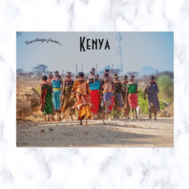 Carte Postale Femmes de la tribu Samburu au Kenya (Créateur téléchargé)