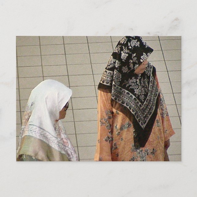 Carte Postale Femmes malaises (Devant)