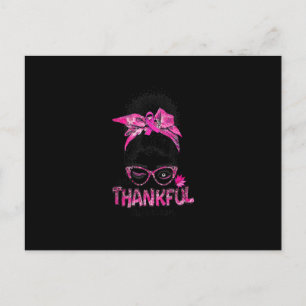 Carte Postale Femmes Noires Afro Cancer du sein Un Merci Surviv