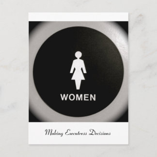 Carte Postale Femmes - Prise de décisions d'exécution