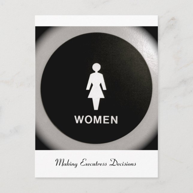 Carte Postale Femmes - Prise de décisions d'exécution (Devant)
