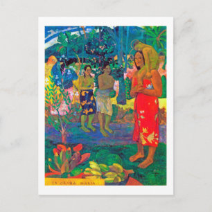 Carte Postale Femmes tahitiennes, Gauguin