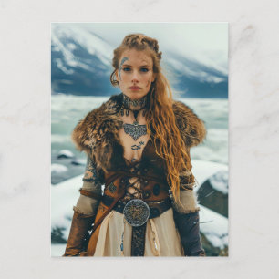 Carte Postale Femmes viking Guerriers intemporels