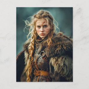 Carte Postale Femmes vikings habillées traditionnellement