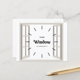 Carte postale Fenêtre d'opportunité