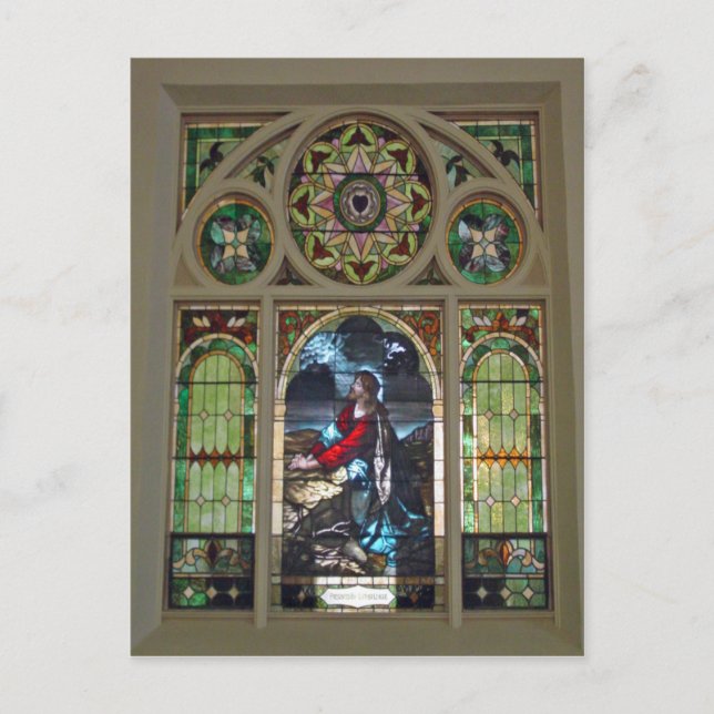 Carte Postale Fenêtre Église (Devant)