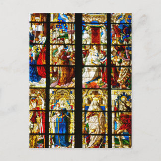 Carte Postale Fenêtre en verre tendu dans la cathédrale de Colog
