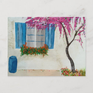 Carte Postale Fenêtre grecque