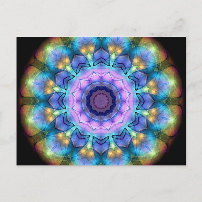 Carte Postale Fenêtre Lilac en verre (Devant)