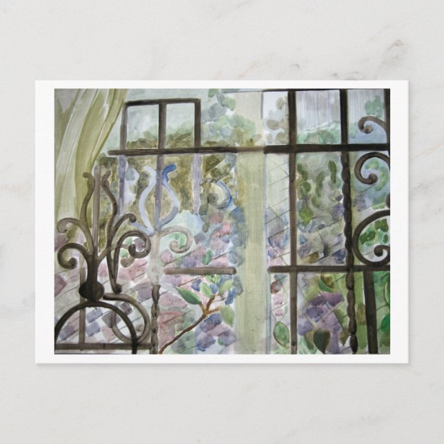Carte Postale Fenêtre Reines (Devant)