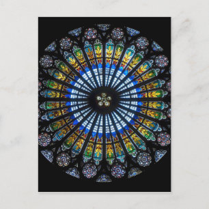 Carte Postale fenêtre rose