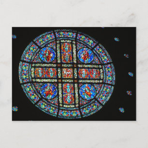 Carte Postale fenêtre rose