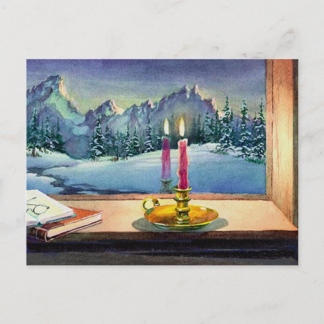 Carte Postale FENÊTRE SILL par SHARON SHARPE (Devant)