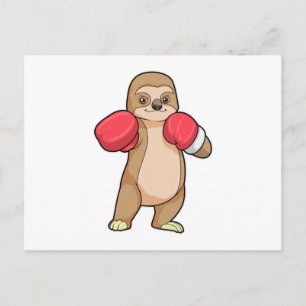 Carte Postale Fente en boîte avec gants en boîte
