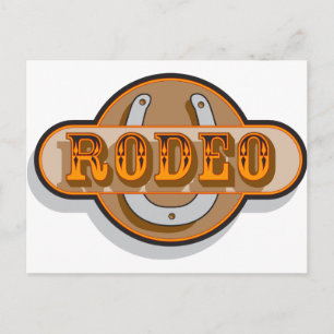 Carte Postale Fer à cheval de rodéo