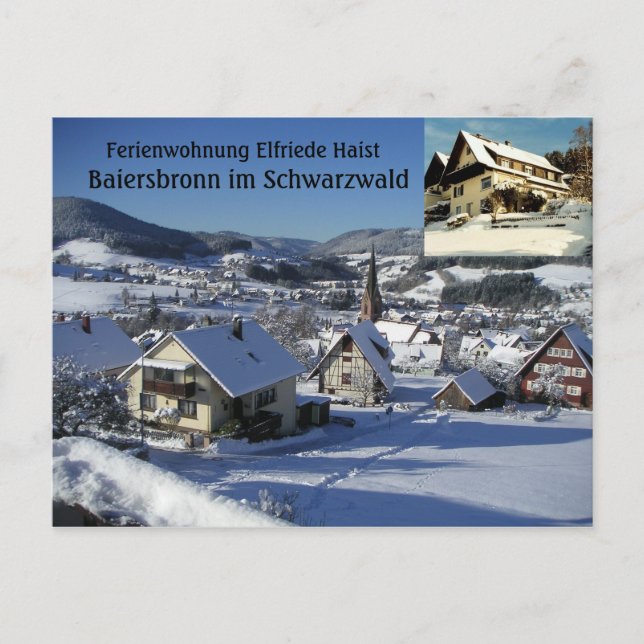 Carte Postale Ferienwohnung Elfriede la taille - Neige (Devant)