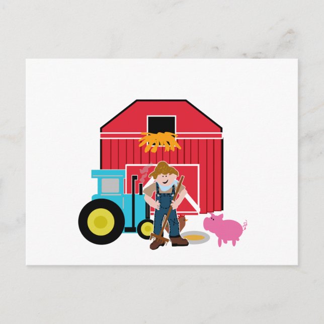 Carte Postale Ferme (Devant)