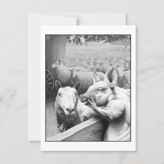 Carte Postale Ferme animale - Squealer