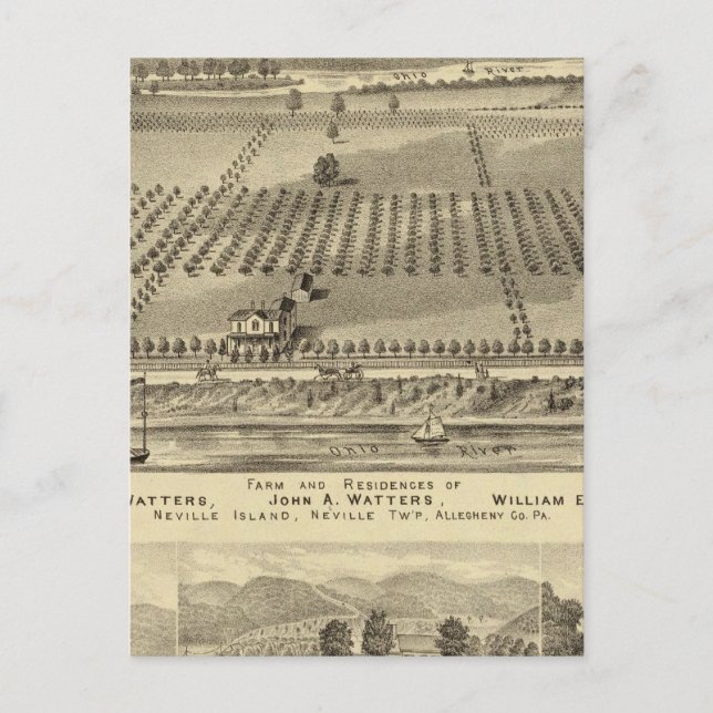 Carte Postale Ferme et résidences de Joseph (Devant)