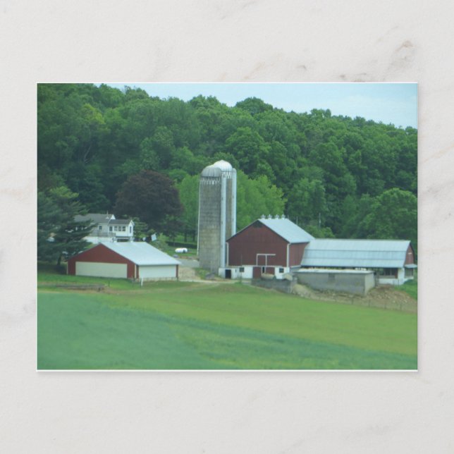 Carte Postale Ferme rurale du Maryland (Devant)