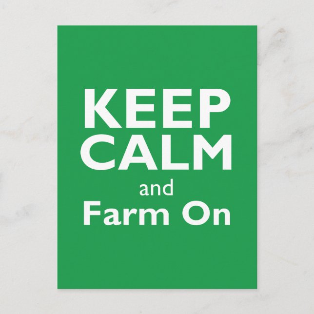 Carte Postale Ferme sur (Devant)