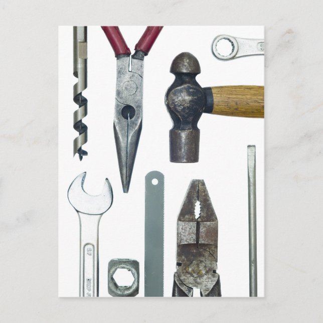 Carte Postale Fermeture des outils de travail (Devant)
