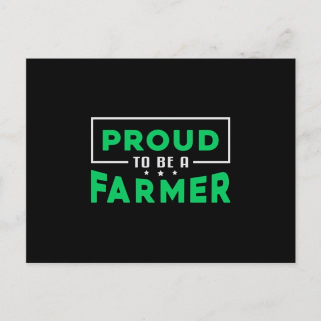 Carte Postale Fermier Agriculture Agricole Poulet de poulet Drôl (Devant)