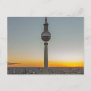 Carte Postale Fernsehturm Berlin, Berlin TV Tower, Allemagne
