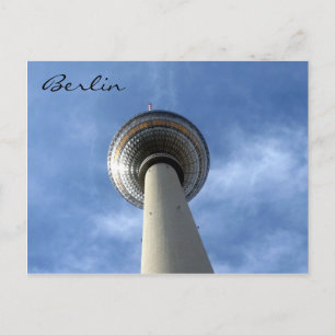 Carte Postale fernsehturm-est berlin