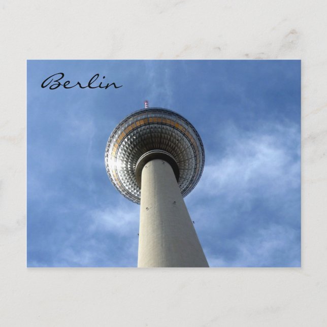 Carte Postale fernsehturm-est berlin (Devant)