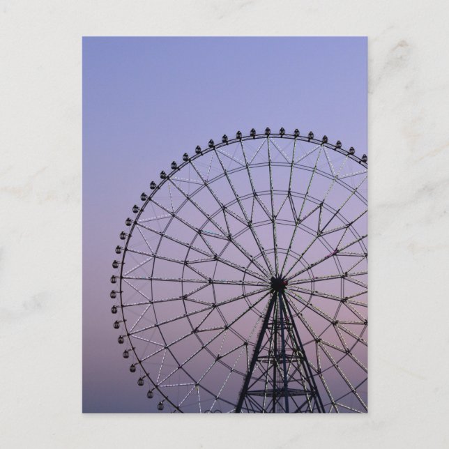 Carte Postale Ferris Wheel at Dusk : Tokyo (Devant)
