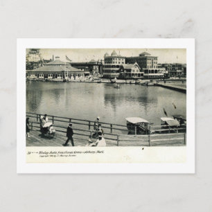Carte Postale Ferris Wheel, Wesley Lake, Asbury Park, NJ Vintage