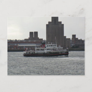 Carte Postale Ferry au-dessus du Mersey