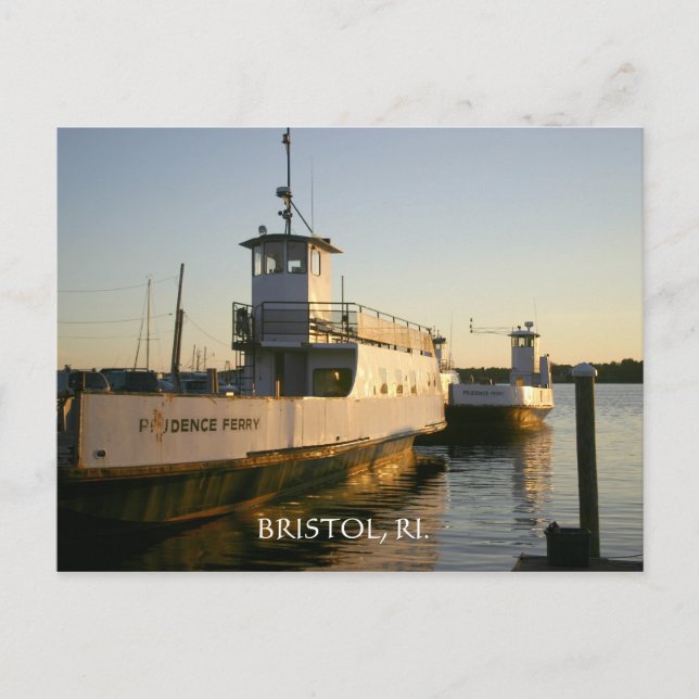 Carte Postale Ferry de l'île Prudence (Devant)