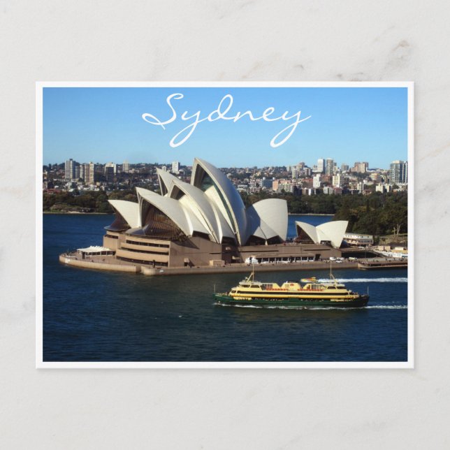 Carte Postale ferry opéra de sydney (Devant)