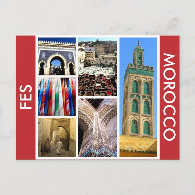 Carte Postale fes scènes maroc (Devant)