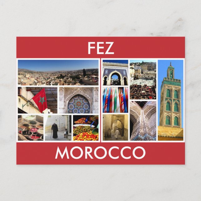 Carte Postale fes scènes maroc (Devant)