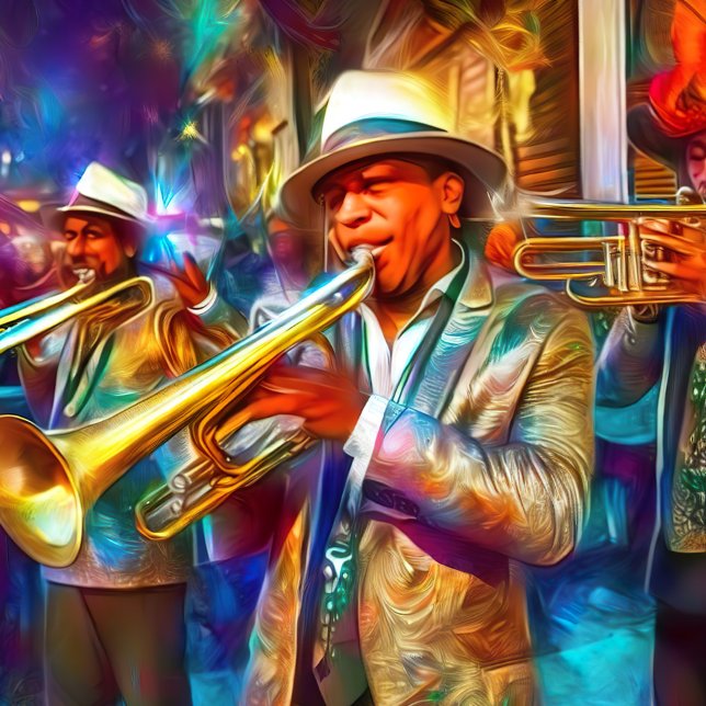 CARTE POSTALE FEST NOLA JAZZ (Créateur téléchargé)
