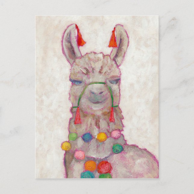 Carte Postale Festival de l'aquarelle Llama (Devant)