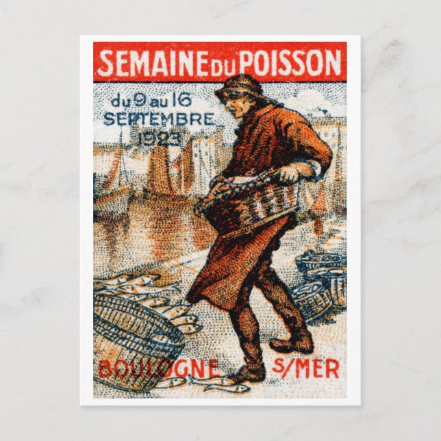 Carte Postale Festival des fruits de mer 1923 (Devant)