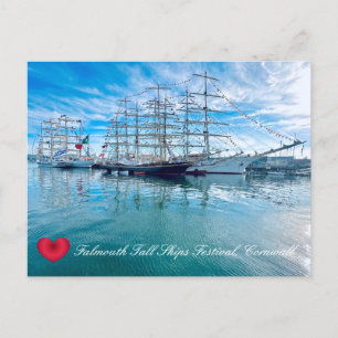 Carte Postale FESTIVAL DES GRANDS VOILIERS DE FALMOUTH Cornouail