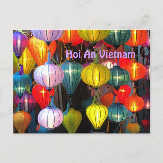 Carte Postale Festival des Lanternes Hoi An Vietnam (Devant)