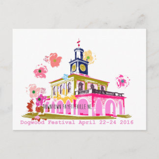 Carte Postale Festival Dogwood 2016 au centre-ville de Fayettevi