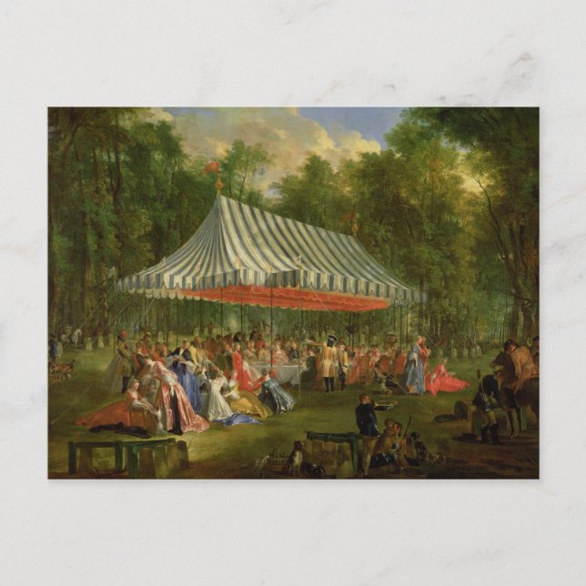 Carte Postale Festival Donné par le Prince de Conti (Devant)