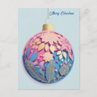 Carte Postale Festive Christmas Tree Greeting