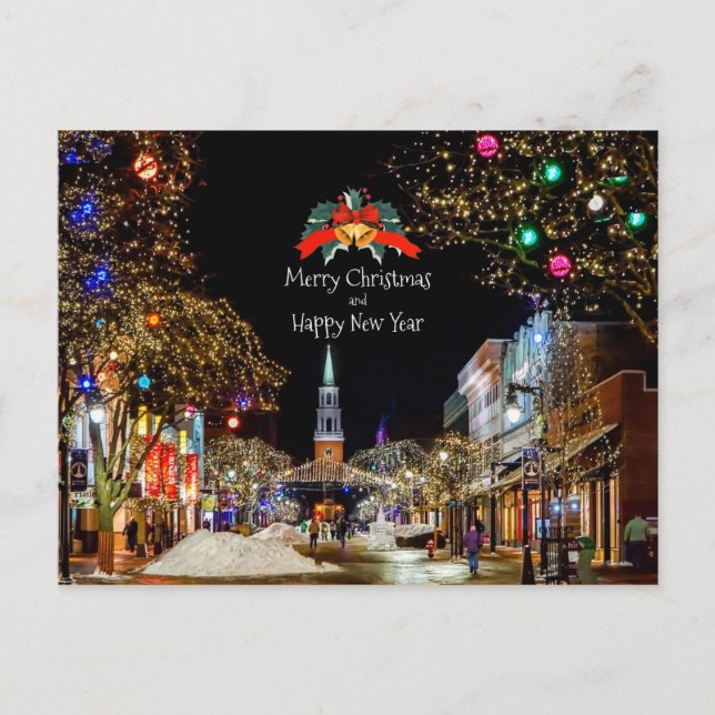 Carte Postale Festive Noël (Devant)